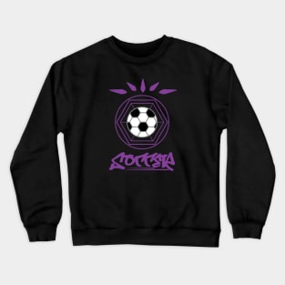 Soccer - Football In Unity Purple Crewneck Sweatshirt